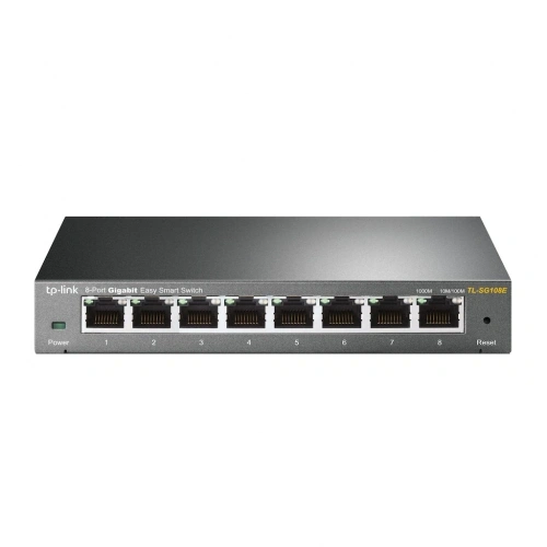 Tp-lınk Tl-sg108e, 8 Port, Gigabit, Easy Smart, Yönetilebilir, Metal Kasa, Masaüstü Switch