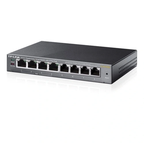 Tp-link Tl-sg108pe 8 Port 4 Port Poe+ 10-100-1000 Mbps  Easy Smart Switch Çelik Kasa