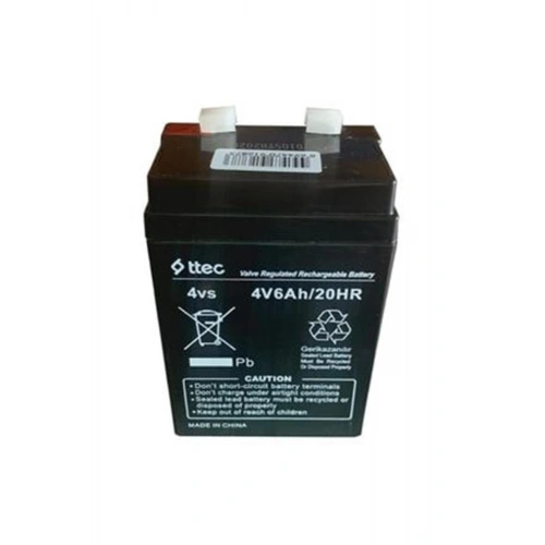 Ttec 4v 6ah Bakımsız Kuru Akü Işıldak Fener Akü