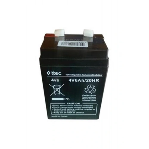 Ttec 4v 6ah Bakımsız Kuru Akü Işıldak Fener Akü