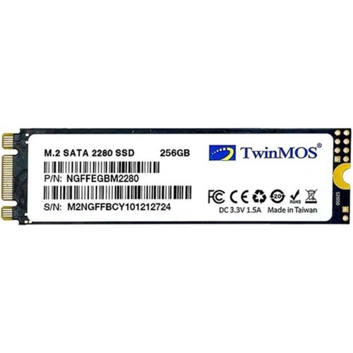 Twinmos 256gb Ngffegbm2280 M.2 2280 Sata3 Ssd (580mb-550mb-s) 3dnand Ssd Disk