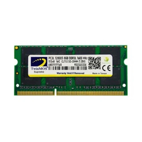 Twinmos 8gb Ddr3 1600mhz Cl16 1.35v Low Volt.mdd3l8gb1600n Notebook Ram