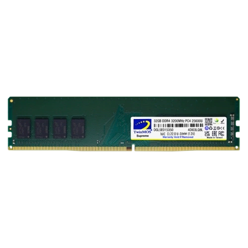 TwinMOS MDD432GB3200DWO, 32GB, DDR4, 3200MHz, 1.2V Desktop Ram