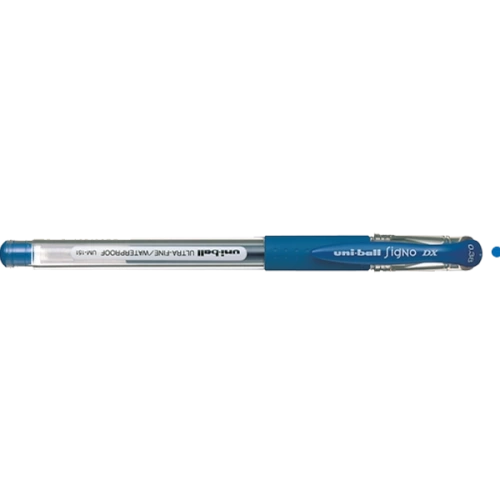 Uni-Ball Roller Kalem Signo Dx Jel Bilye Uç 0.38 MM Mavi UM-151