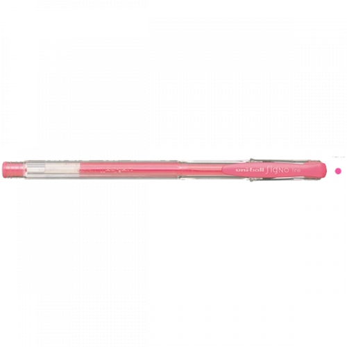 Uni-ball Roller Kalem Signo Fine Jel Bilye Uç 0.7 Mm Fosforlu Pembe Um-100