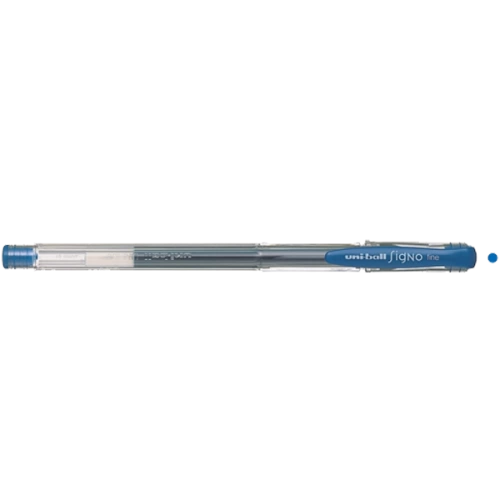 Uni-Ball Roller Kalem Signo Fine Jel Bilye Uç 0.7 MM Mavi UM-100