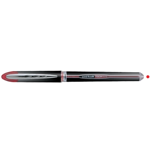 Uni-Ball Roller Kalem Vision Elite Bilye Uç 0.5 MM Kırmızı UB-205