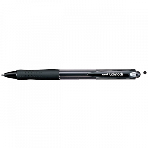 Uni-ball Tükenmez Kalem Laknock Medium 1.0 Mm Mekanik Bilye Uç Siyah Sn-100
