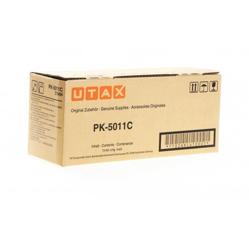 Utax Pk-5011c Cyan Mavi Orjinal Fotokopi Toneri P-c3060-3061-3065