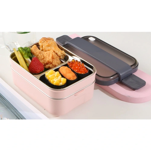 Vagonlife Beslenme Kutusu Lunch Box Paslanmaz Çelik 1400 Ml Xc-462