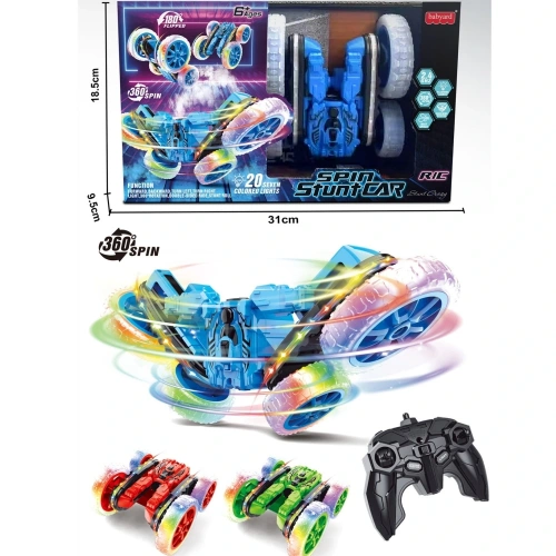 Vardem Oyuncak Uzaktan Kumandalı Ff Şarjlı Işıklı Buharlı Stunt 360 Derece Dönebilen Araba Vrd-hg4-45