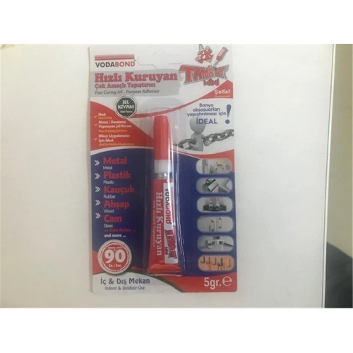 Vodobond Tamir Et 5gr (Metal-Plastik-Kauçuk-Ahşap-Cam)