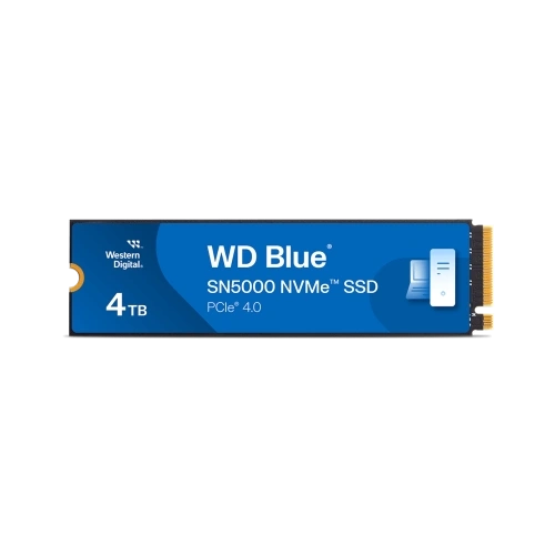 WD Blue SN5000, WDS400T4B0E, 4TB, 5500/5000, Gen4, NVMe PCIe M.2 2280,  SSD