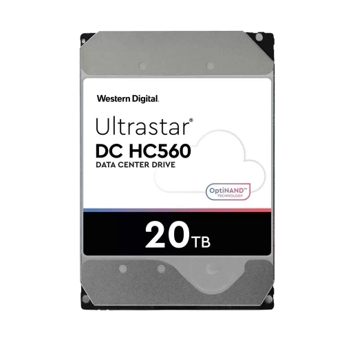 WD ULTRASTAR, WUH722020BLE6L4, 3.5", 20TB, 512Mb, 7200 Rpm, 7/24 Enterprise, DATA CENTER-GÜVENLİK-NAS-SERVER, HDD (DC HC560) (0F38785) (Türkiye Distribütörü Garantili)