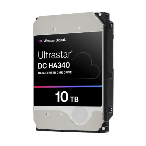 WD ULTRASTAR, WUS721210ALE6L4, 3.5", 10TB, 512Mb, 7200 Rpm, 7/24 Enterprise, DATA CENTER-GÜVENLİK-NAS-SERVER, HDD (DC HA340) (0B47062) (Türkiye Distribütörü Garantili)