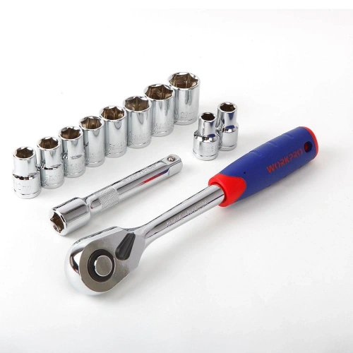 Workpro Wp202558 12 Parça 1/2’’ Cr-v Metrik Profesyonel Lokma Takımı