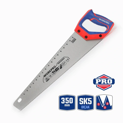 Workpro Wp215035 350mm Sk5 7 Tpı Ağır Hizmet Tipi El Testeresi