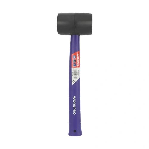Workpro Wp241041 57mm 450gr Pvc Pp Saplı Siyah Kauçuk Tokmak