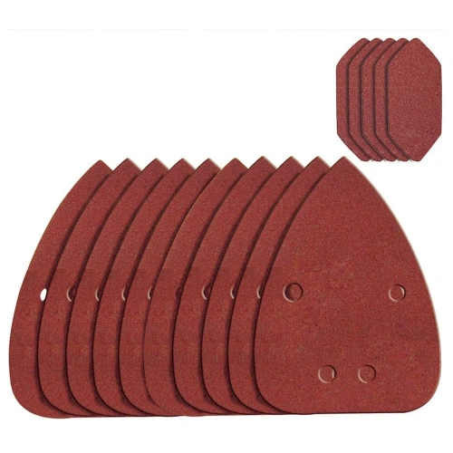 Worx Wa2069 140x90mm 80, 120, 240 Kum, 18 Adet Cırtlı Universal Mouse Zımpara Kâğıdı Seti