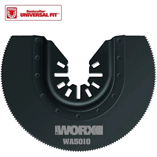 WORX WA5010 Çok Amaçlı Raspalama Makinası İçin 80mm 180˚ Metal, Ahşap, Fiberglas, PVC Universal Kesme Bıçağ