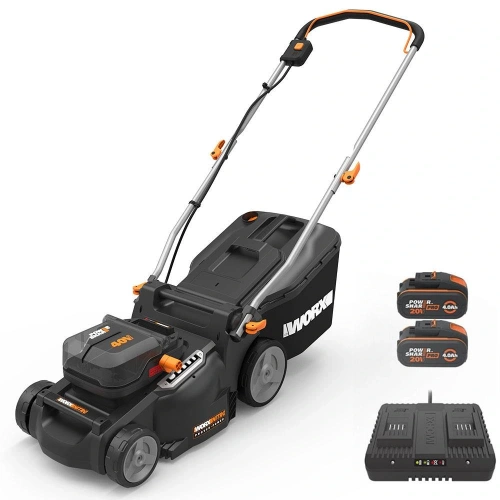 Worx Wg737e 40volt 4.0ah. Li-ion 37cm Profesyonel Kömürsüz Şarjlı Çim Biçme