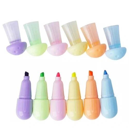 Xuczi Fosforlu Kalem Mini Mantar 6 Lı Bc-725