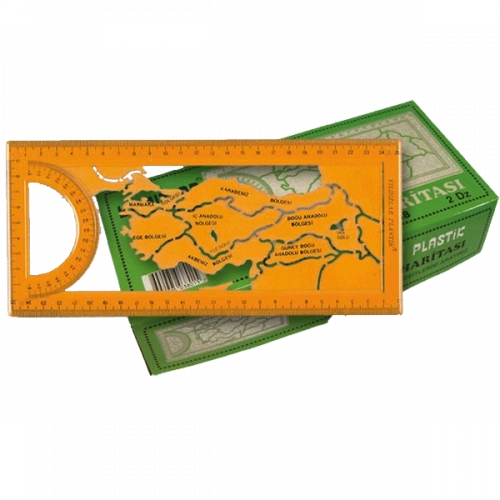 Yıldızlar Cetvel Türkiye Harita Şablonu 38