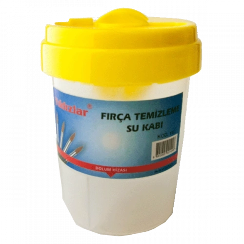 Yıldızlar Fırça Temizleme Kabı Plastik 142