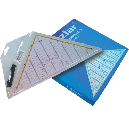 Yıldızlar Teknik Resim Gönyesi Geometrik-Açılı No:3 105