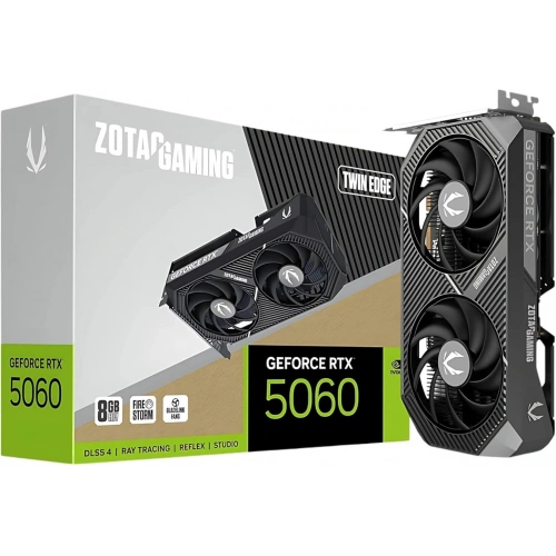 Zotac Geforce Rtx5060 8gb Gddr7 128bıt 3xdp-hdmı (geforce Rtx 5060 Gamıng Twın Edge) Ekran Kartı