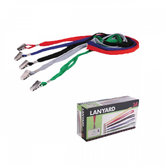 3a Kart Askı İpi Metal Klipsli Lacivert 854