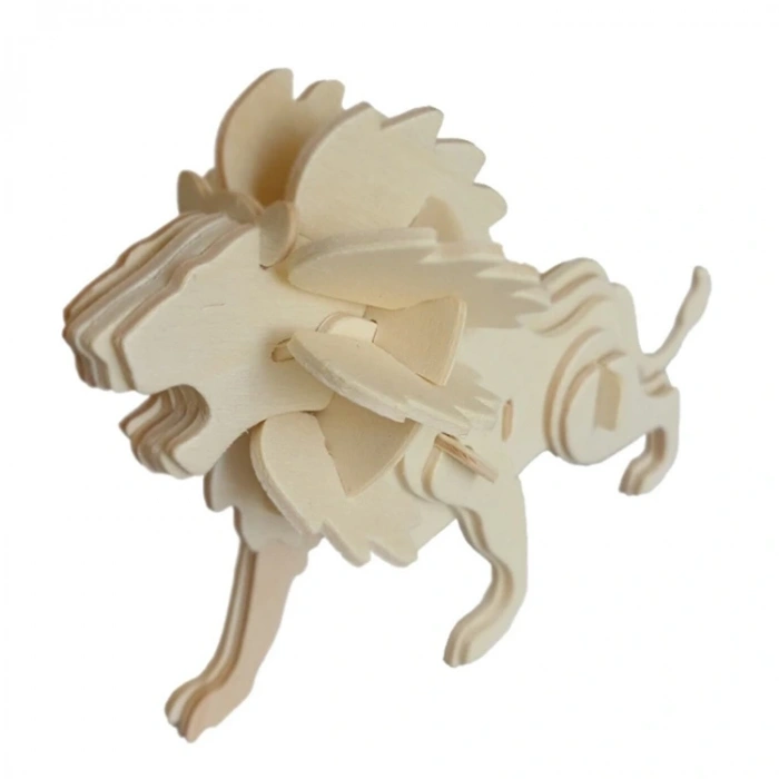 3D Ahşap Puzzle Aslan 34 parça JP225