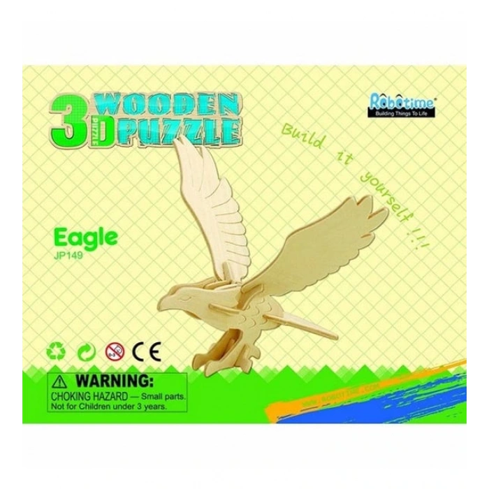 3D Ahşap Puzzle Kartal 34 parça JP149