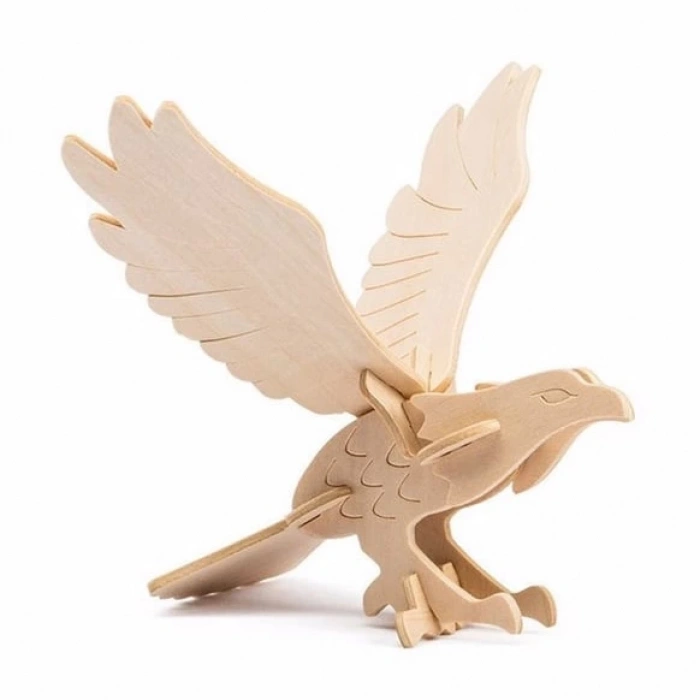 3D Ahşap Puzzle Kartal JP149 34 parça