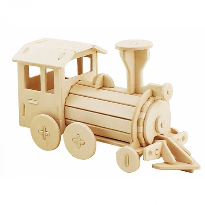 3D Ahşap Puzzle Lokomotif 23 parça DZ08