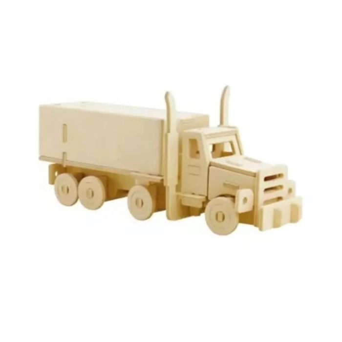 3D Ahşap Puzzle Tır JP245- 38 Parça
