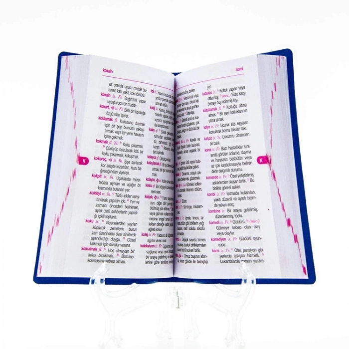 4e Sözlük Türkçe Ortaokul Yeni Biala Plastik Kapak 1.hamur 512 Syf Mavi Karatay Yayınevi