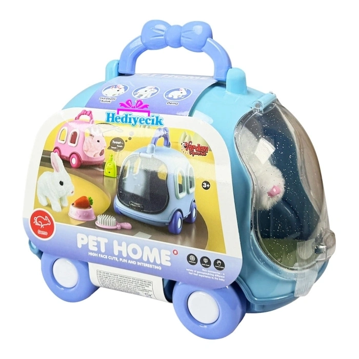 Vardem Oyuncak Taşıma Çantalı Sesli Hareketli Tavşan Set Vrd-jnd-6800