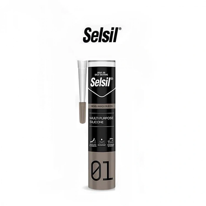 Selsil Silikon 280gr Şeffaf