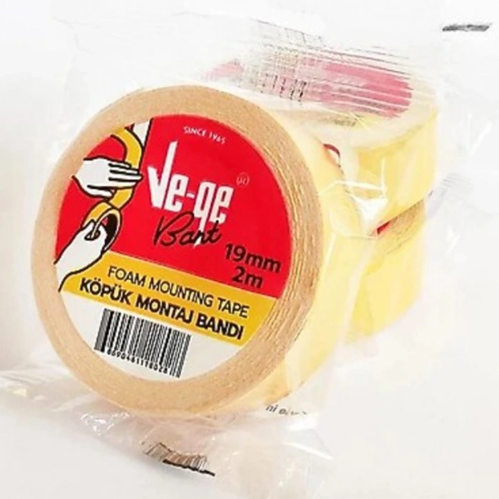 Vege Köpük Montaj Bandı 19 Mm X 2 M
