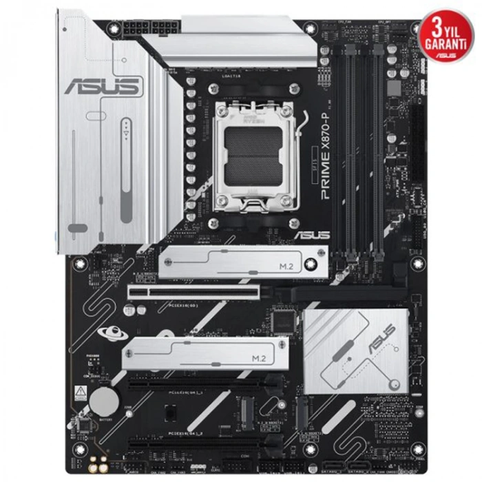 Asus Prime X870-p 8000mhz(oc) Ddr5 Soket Am5 M.2 Hdmı Atx Anakart