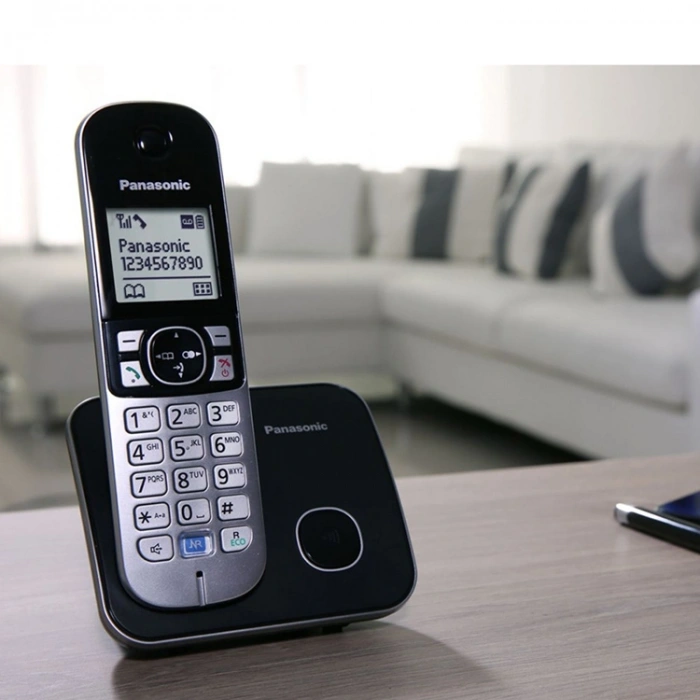 Panasonic Kx-tg6811 Siyah Telsiz Dect Telefon (Elektrik Kesintisinde Konuşabilme)