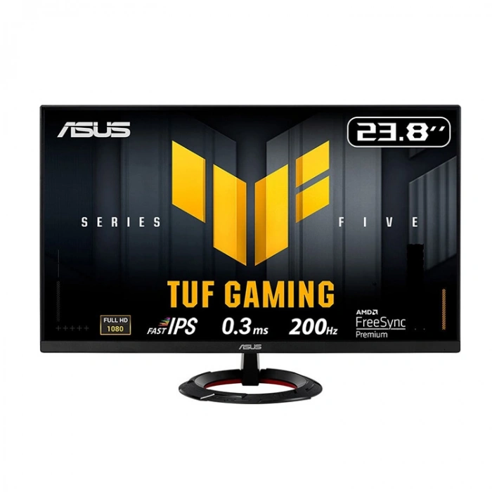 Asus Tuf Gamıng Vg249Q5r 23,8 inç 0.3ms, 200hz, Full Hd, Dp, 2xhdmı, Hoparlör, Fast Ips Led, Elmb Sync Premium, Gamıng Monitör