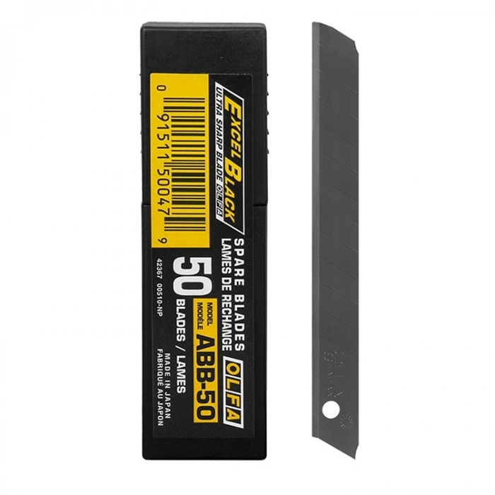 Olfa Maket Bıçağı Yedek Dar Siyah Abb-50