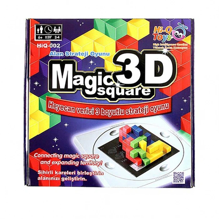 Hi-Q Toys Magic Square Sihirli Küpler Oyunu 3D