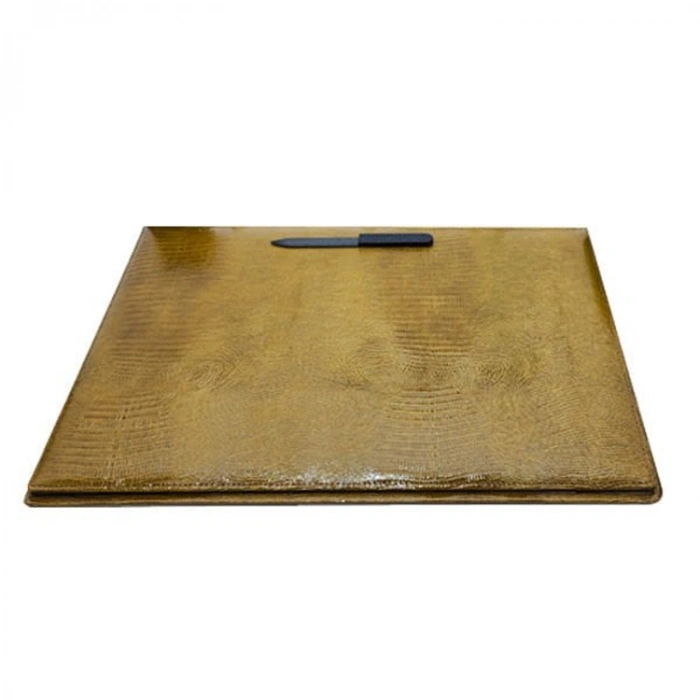 Classifix Sümen Takımı 7 Parça İtalyan Selka Deri Bukalemun Desenli Taba