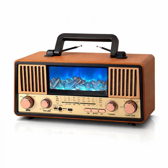 Everton Rt-703 Bluetooth Fm-usb-tf-aux Şarjlı Nostaljik Radyo