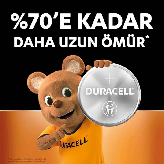 Duracell Lityum Düğme Pil 3 V 2 Li 2032