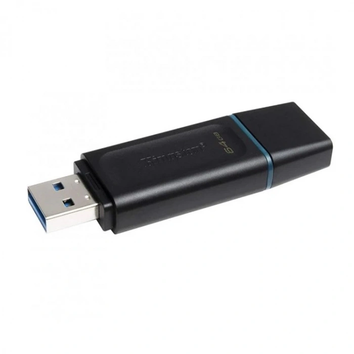 Kıngston Dtx/64gb Usb 3.2 Data Traveler Exodia Gen 1 Flash Disk (siyah - Turkuaz)