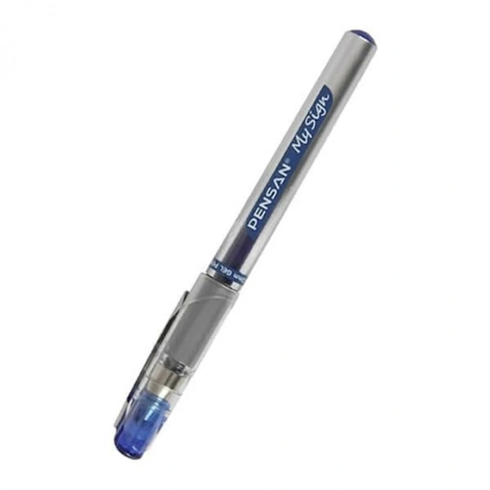 Pensan Roller Kalem My-sign Jel Bilye Uçlu İmza Kalemi 1.0 Mm Mavi 6030